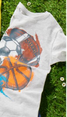 George kids' graphic tee