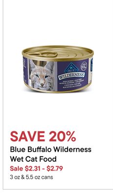 Blue Buffalo Wilderness Wet Cat Food