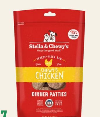 Stella & Chewy's Freeze-Dried Chewy's Chicken Dinner Patties Dog Food