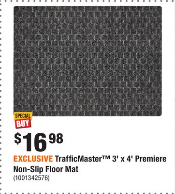 EXCLUSIVE TrafficMaster™ 3' x 4' Premiere Non-Slip Floor Mat