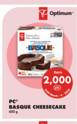 PC® BASQUE CHEESECAKE, 600 G