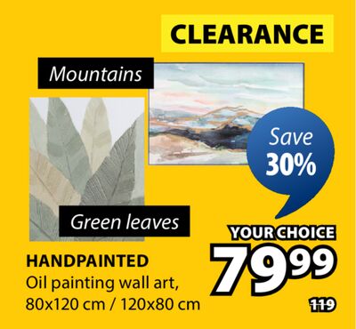 HANDPAINTED Oil painting Green