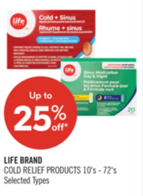LIFE BRAND COLD RELIEF PRODUCTS