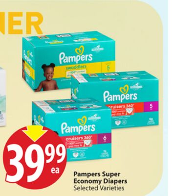 Pampers Super Economy Diapers