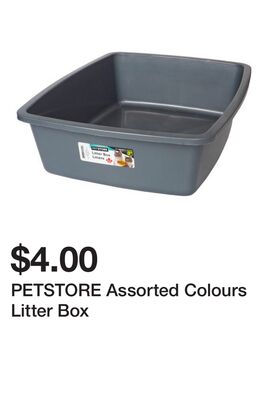 PETSTORE Assorted Colours Litter Box