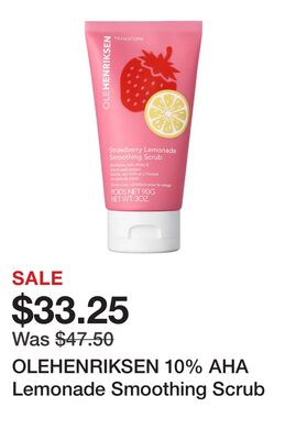 OLEHENRIKSEN 10% AHA Lemonade Smoothing Scrub​