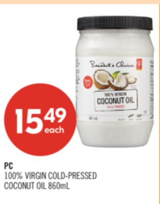 PC 100% VIRGIN COLD-PRESSED COCONUT OIL