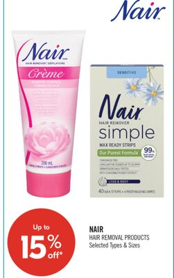 NAIR HAIR REMOVAL PRODUCTS