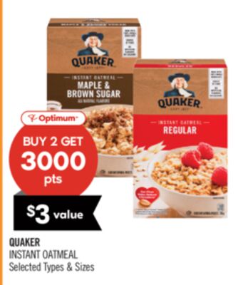 QUAKER INSTANT OATMEAL