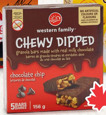 Western Family Dipped Granola Bars