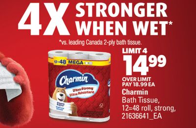 Charmin Bath Tissue, 12 = 48