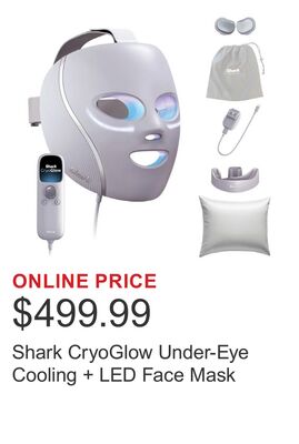 Shark CryoGlow Under-Eye Cooling + LED Face Mask