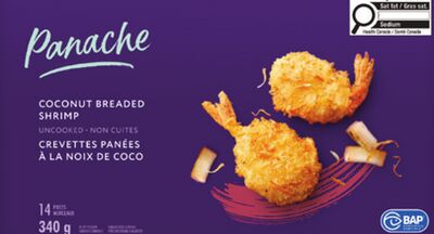 Panache Coconut Breaded Shrimp or Butterfly Breaded Shrimp