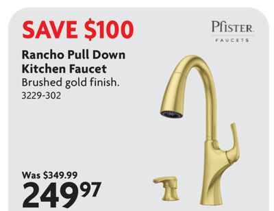 Rancho Pull Down Kitchen Faucet