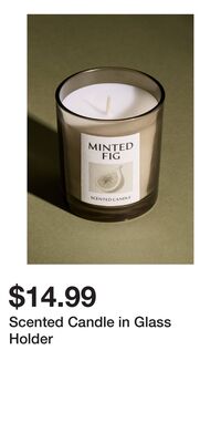 Scented Candle in Glass Holder