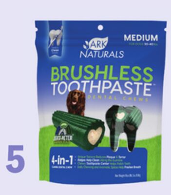 Ark Naturals Brushless Toothpaste Dental Chew Medium