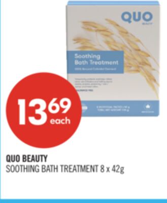 QUO BEAUTY SOOTHING BATH TREATMENT